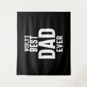 Tenture Meilleur papa du monde masculin (Devant)