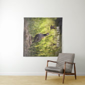 Tenture Meilleure chasse aux oiseaux des hautes terres (En situation (horizontale))