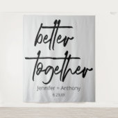 Tenture Meilleure combinaison de Mariage cadre personnalis (Devant)