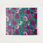 Tenture Mélange cosmos bleu (Devant (Horizontal))