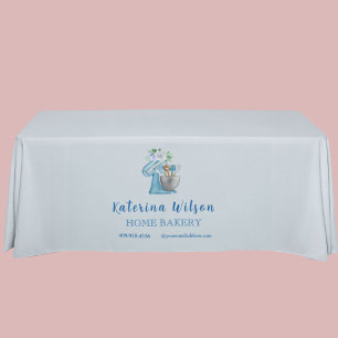 Tenture Mélangeur de fleurs bleues Petite bannière de marq