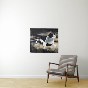 Tenture Melvin the Cat Fine Art