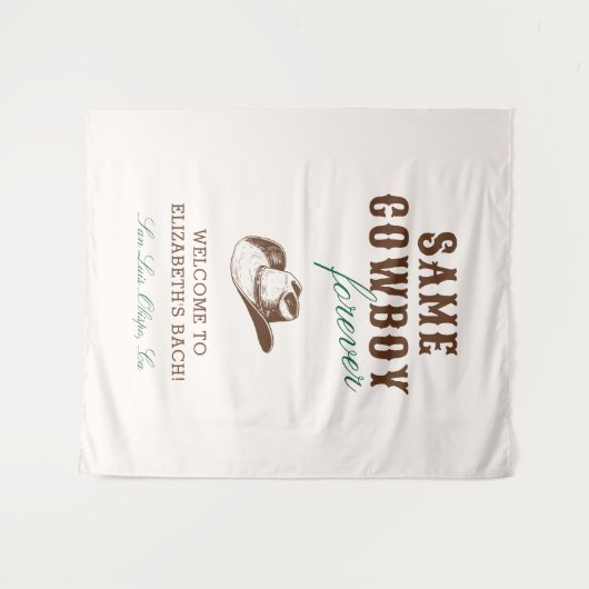 Tenture Même Cowboy pour toujours Week-end entre filles av (Devant (Horizontal))