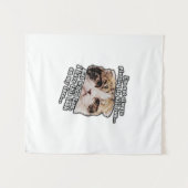 Tenture Meme du chat grincheux pour les propriétaires de c (Devant (Horizontal))