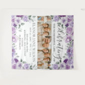 Tenture Mémorial funéraire de tournesols Collage de 7 phot (Devant (Horizontal))