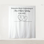 Tenture Memories Made at  Wedding Backdrop Photo Prop (Devant)