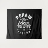 Tenture Mens Pepaw The Man The Myth The Legend Don (Devant (Horizontal))