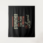 Tenture Mens Stepfather The Man The Myth The Legend (Devant)