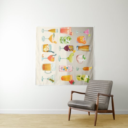 Tenture Menu Barre (En situation (horizontale))