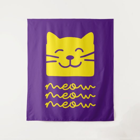 Tenture Meow Meow (Devant)