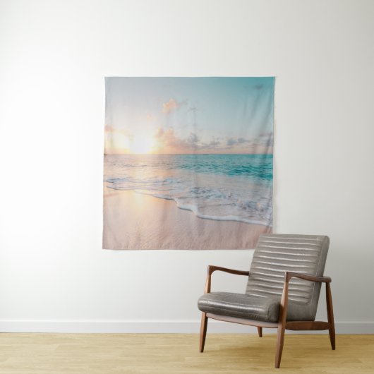 Tenture Mer pendant l'heure d'or (En situation)