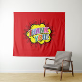 Tenture Merci (En situation (horizontale))