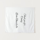 Tenture merci d'être venu nom du destinataire message text (Devant (Horizontal))