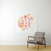 Tenture Merci gracieux béni (En situation (horizontale))