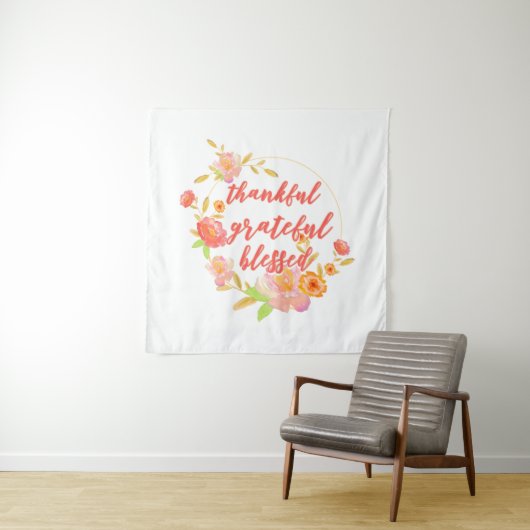 Tenture Merci gracieux béni (En situation)