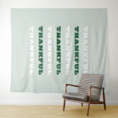 Tenture Merci, Gratitude, Vert (En situation (horizontale))