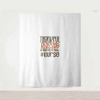 Tenture Merci Heureux Et Une Sorte De Mess Nurse Thanksgi