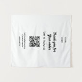 Tenture Merci pour l'analyse de commande Révisez-nous le l (Devant (Horizontal))