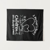 Tenture Mère Cadeau Un coeur de mère (Devant (Horizontal))