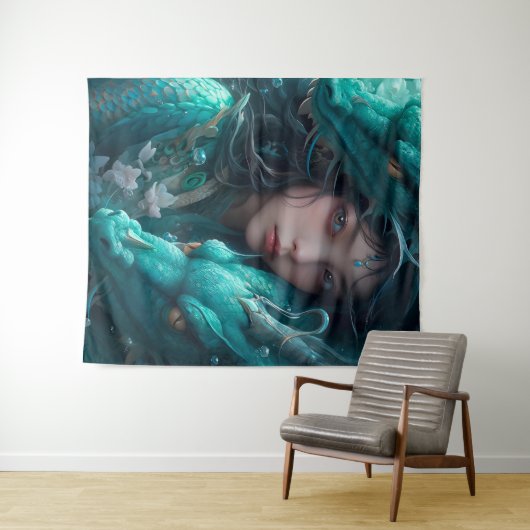 Tenture Mère des dragons (En situation (horizontale))