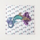 Tenture Mermaid Iole (Devant (Horizontal))