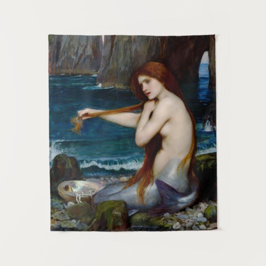 Tenture Mermaid John William Waterhouse Peinture (Devant)
