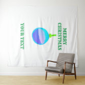 TENTURE MERRY CHRISTMAS BELL TAPESTRIES (En situation (horizontale))