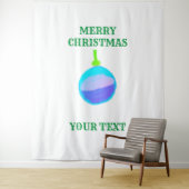 TENTURE MERRY CHRISTMAS BELL TAPESTRIES (En situation)
