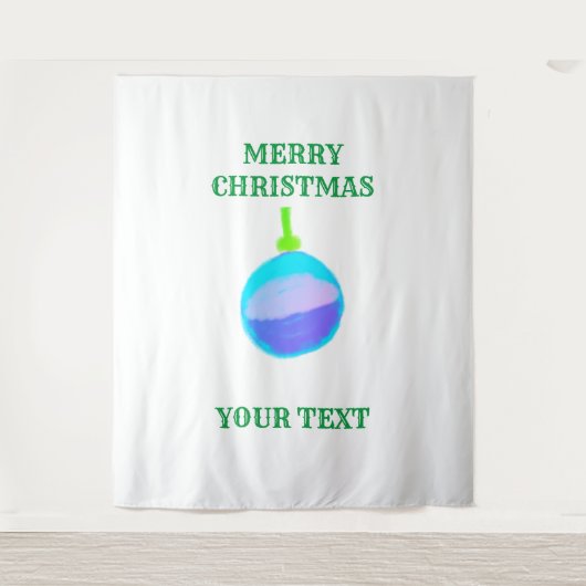 TENTURE MERRY CHRISTMAS BELL TAPESTRIES (Devant)