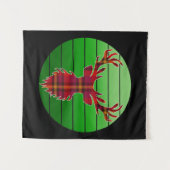 TENTURE MERRY CHRISTMAS REINDEER (Devant (Horizontal))