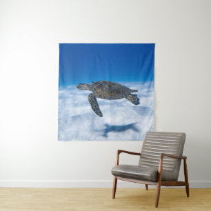 Tenture Merveilleuse tortue aquatique