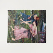 Tenture Mesdames Picking Roses, John William Waterhouse (Devant (Horizontal))