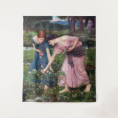 Tenture Mesdames Picking Roses, John William Waterhouse (Devant)