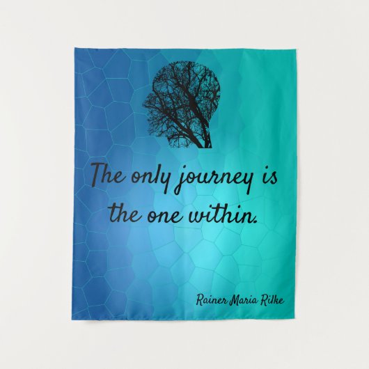 Tenture Message optimiste motivationnel (Devant)