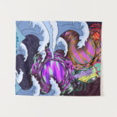 Tenture Messy universe (Devant (Horizontal))