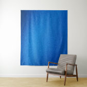 Tenture métalique bleu (En situation)