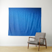 Tenture métalique bleu (En situation (horizontale))