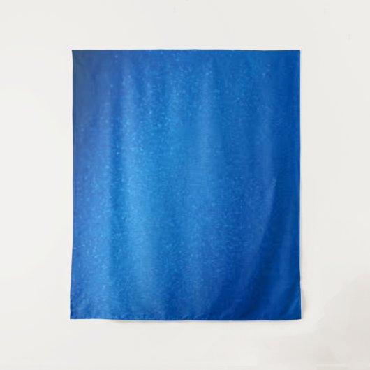 Tenture métalique bleu (Devant)