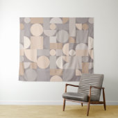 Tenture Méthode d'art géométrique rétro (En situation (horizontale))