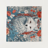 Tenture Métissage de la faune du renard arctique (Devant (Horizontal))