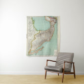 Tenture Mexique - carte du Mexique (En situation)