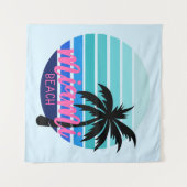 Tenture Miami Beach (Devant (Horizontal))