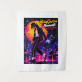 Tenture Michael Jackson Moonwalk Roi de la Pop Rétro Homma (Devant)
