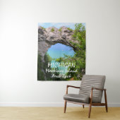 Tenture Michigan Mackinac Island Arch Rock (En situation)