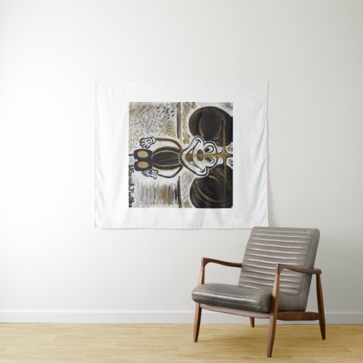 Tenture #MICKEYMOUSE With #CHRISTMASSTAR (En situation (horizontale))