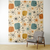 Tenture Mid Century Modern Starburst Pattern (En situation)