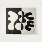 Tenture Mid Century Moderne Bioabstraction (Devant (Horizontal))