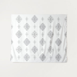 Tenture Midcentury Starburst Diamonds Light Gray