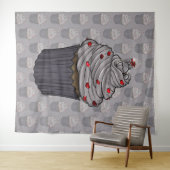 Tenture Mignardise de proposition douce (En situation (horizontale))