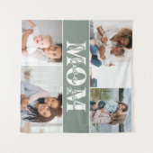 Tenture Mignon JE T'AIME MAMAN Photo de la fête des mères (Devant (Horizontal))